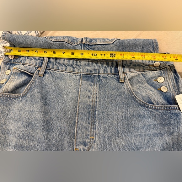 Free People NWT Good Luck Barrel Overalls, XL - Picture 12 of 13